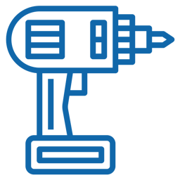Stucco drill icon
